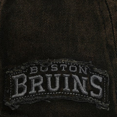 Boston Bruins Mitchell & Ness Downtown Snow Wash Pro-Crown Adjustable Hat