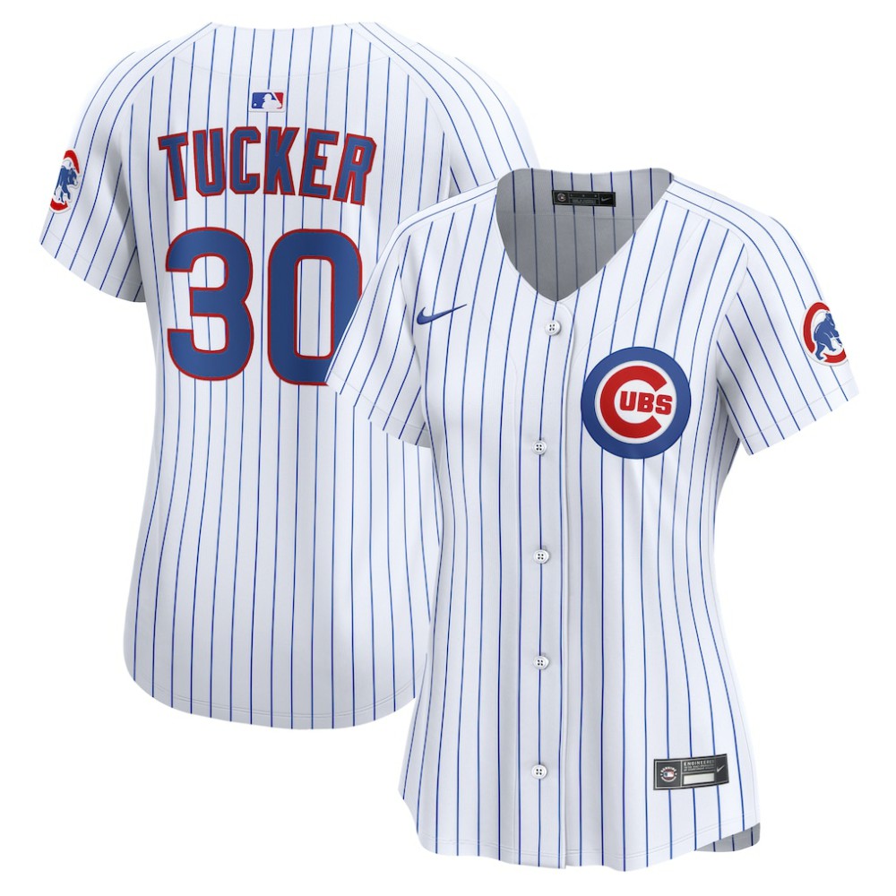 Kyle Tucker Chicago Cubs Women's Home Limited Player Jersey - White | Nike