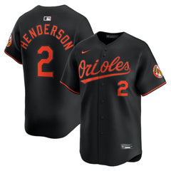 Gunnar Henderson Baltimore Orioles Alternate Limited Player Jersey - Black | Nike