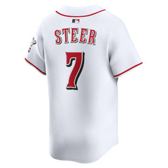 Spencer Steer Cincinnati Reds Home Limited Player Jersey - White | Nike