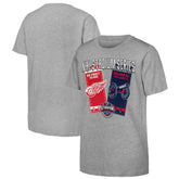 Youth 2025 NHL Stadium Series Columbus Blue Jackets vs. Detroit Red Wings Matchup T-Shirt