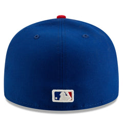 Chicago Cubs Alternate Authentic Collection On-Field 59FIFTY Fitted Hat - White/Royal | New Era