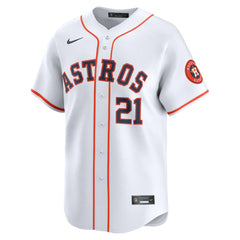 Yainer Diaz Houston Astros Home Limited Player Jersey - White | Nike