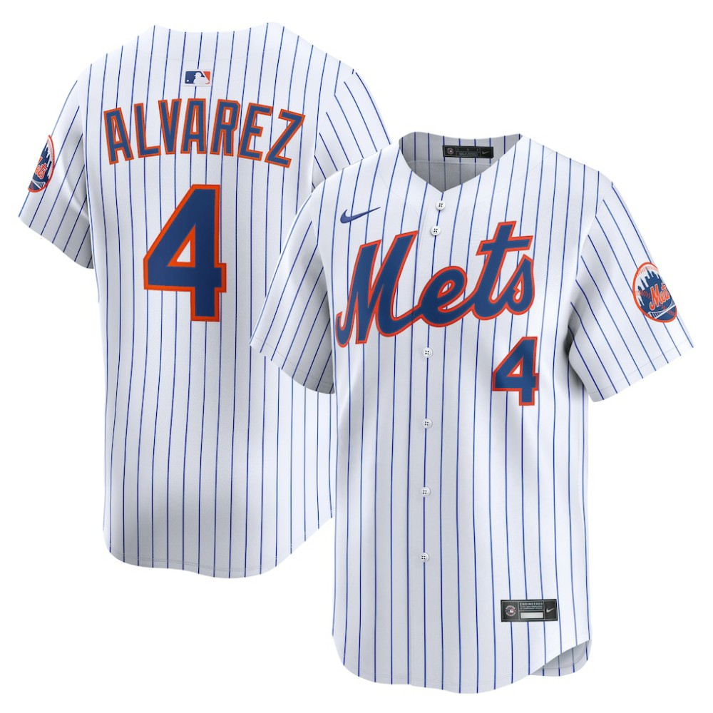 Francisco Alvarez New York Mets Home Limited Player Jersey - White | Nike