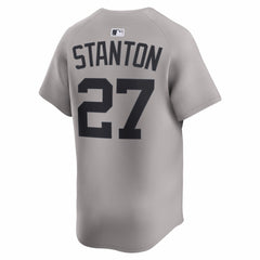 Giancarlo Stanton New York Yankees Road Limited Jersey - Gray | Nike