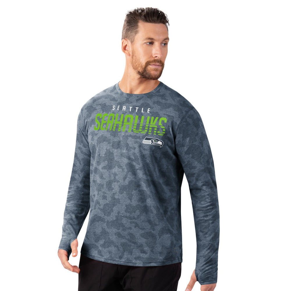 NFL Seattle Seahawks MSX by Michael Strahan Performance Camo Long Sleeve T-Shirt