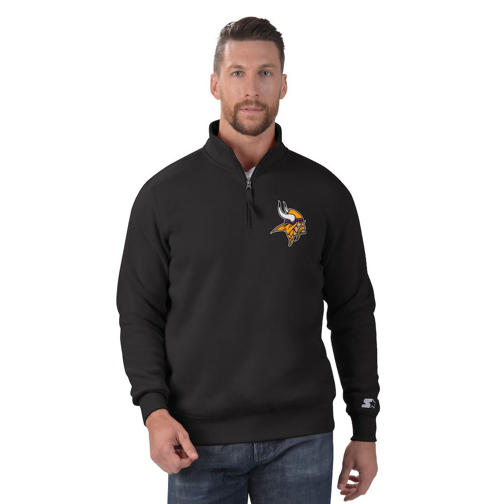 NFL Minnesota Vikings Starter Classic Half-Zip Pullover Sweatshirt