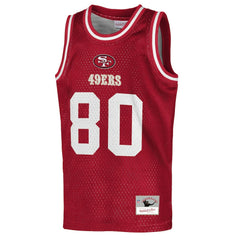 NFL San Francisco 49ers Jerry Rice Youth Retired Player NFL Basketball Fashion Jersey