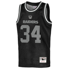 NFL Las Vegas Raiders Bo Jackson Youth Retired Player NFL Basketball Fashion Jersey