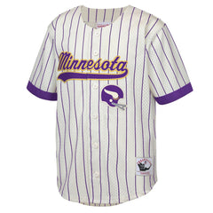 NFL Minnesota Vikings Randy Moss Youth Retired Player Name & Number Baseball Jersey