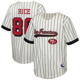 NFL San Francisco 49ers Jerry Rice Youth Retired Player Name & Number Baseball Jersey