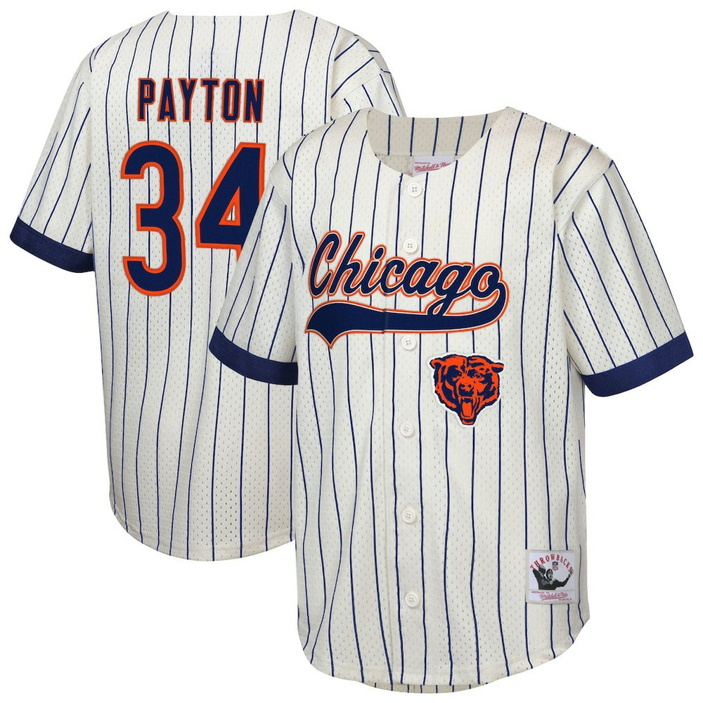NFL Chicago Bears Walter Payton Youth Retired Player Name & Number Baseball Jersey