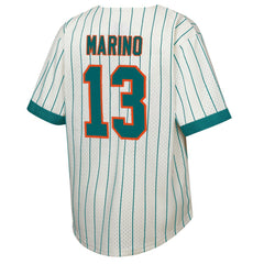 NFL Miami Dolphins Dan Marino Youth Retired Player Name & Number Baseball Jersey