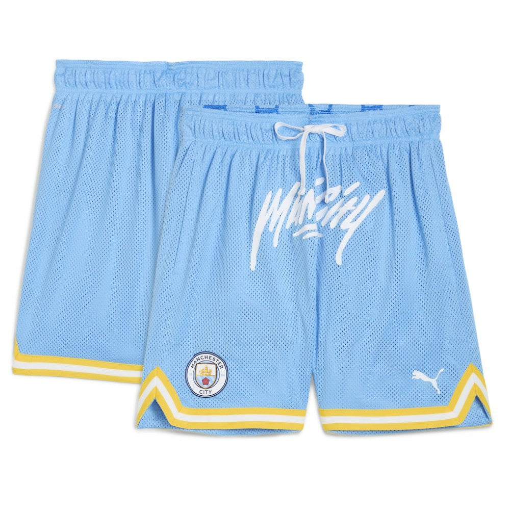 Manchester City 2025 FIFA Club World Cup Hoops Reversible Shorts / Soccer On sale