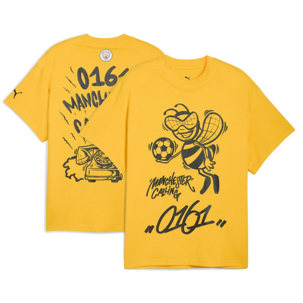 Manchester City 2025 FIFA Club World Cup Hoops T-Shirt / Soccer New