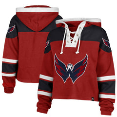 Washington Capitals '47 Women's Cropped Lacer Hoodie