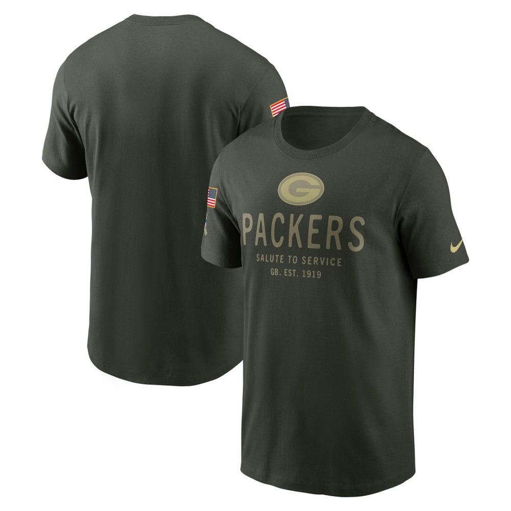 NFL Green Bay Packers 2025 Salute to Service Sideline Primary Edge Dri-FIT T-Shirt