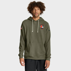NFL Cleveland Browns 2025 Salute to Service Sideline Standard Issue Dri-FIT Hoodie