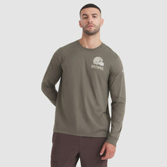 NFL Cleveland Browns 2025 Salute to Service Sideline Long Sleeve T-Shirt