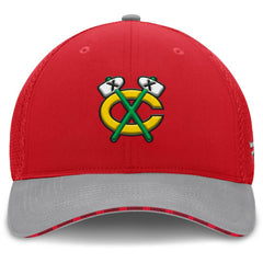 Chicago Blackhawks Fanatics Fundamentals Span Flex Hat
