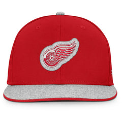 Detroit Red Wings Fanatics Fundamentals Loden Snapback Hat