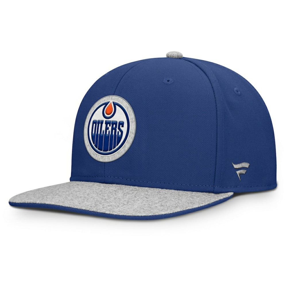 Edmonton Oilers Fanatics Fundamentals Loden Snapback Hat