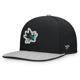San Jose Sharks Fanatics Fundamentals Loden Snapback Hat
