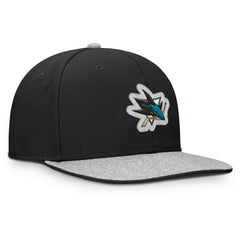 San Jose Sharks Fanatics Fundamentals Loden Snapback Hat