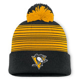 Pittsburgh Penguins Fanatics Fundamental Spirit Cuffed Pom Knit Hat