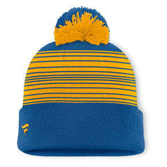 St. Louis Blues Fanatics Fundamental Spirit Cuffed Pom Knit Hat