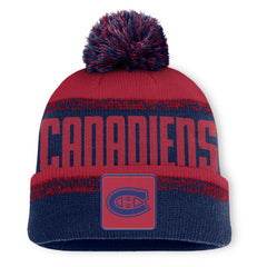 Montreal Canadiens Fanatics Fundamentals Thrive Cuffed Knit Hat with Pom