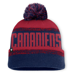 Montreal Canadiens Fanatics Fundamentals Thrive Cuffed Knit Hat with Pom