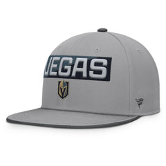 Vegas Golden Knights Fanatics Fundamentals Duo Split Logo Snapback Hat