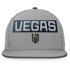 Vegas Golden Knights Fanatics Fundamentals Duo Split Logo Snapback Hat