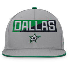 Dallas Stars Fanatics Fundamentals Duo Split Logo Snapback Hat