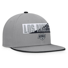 Los Angeles Kings Fanatics Fundamentals Duo Split Logo Snapback Hat