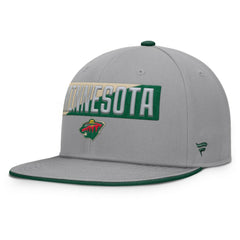 Minnesota Wild Fanatics Fundamentals Duo Split Logo Snapback Hat