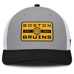 Boston Bruins Fanatics Fundamental Adapt Trucker Adjustable Hat