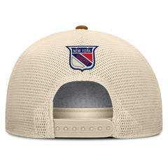 New York Rangers Fanatics Heritage Fetch A-Frame Trucker Adjustable Hat