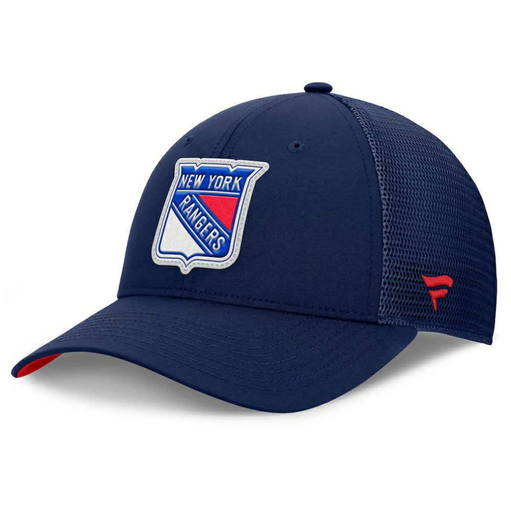 New York Rangers Fanatics Authentic Pro Home Ice Trucker Adjustable Hat