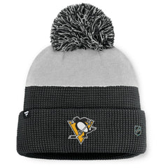 Pittsburgh Penguins Fanatics Authentic Pro Home Ice Cuffed Knit Hat with Pom