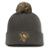 Pittsburgh Penguins Fanatics Authentic Pro Military Appreciation Cuffed Knit Hat with Pom