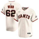 Logan Webb San Francisco Giants Home Limited Player Jersey - Cream | Nike