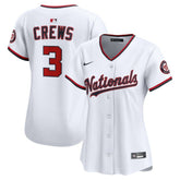 Dylan Crews Washington Nationals Women's Home Limited Player Jersey - White | Nike