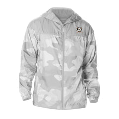 Anaheim Ducks Columbia Camo Flash Challenger Omni-Shade Full-Zip Hoodie Windbreaker