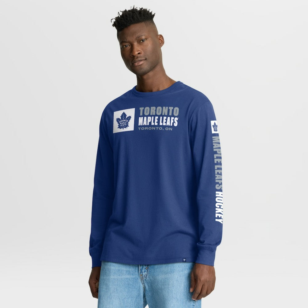 Toronto Maple Leafs Fanatics Goal Crease Legacy Long Sleeve T-Shirt