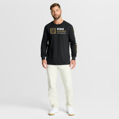 Vegas Golden Knights Fanatics Goal Crease Legacy Long Sleeve T-Shirt
