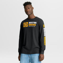 Boston Bruins Fanatics Goal Crease Legacy Long Sleeve T-Shirt