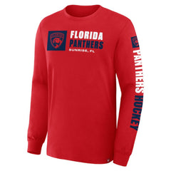 Florida Panthers Fanatics Goal Crease Legacy Long Sleeve T-Shirt