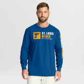 St. Louis Blues Fanatics Goal Crease Legacy Long Sleeve T-Shirt